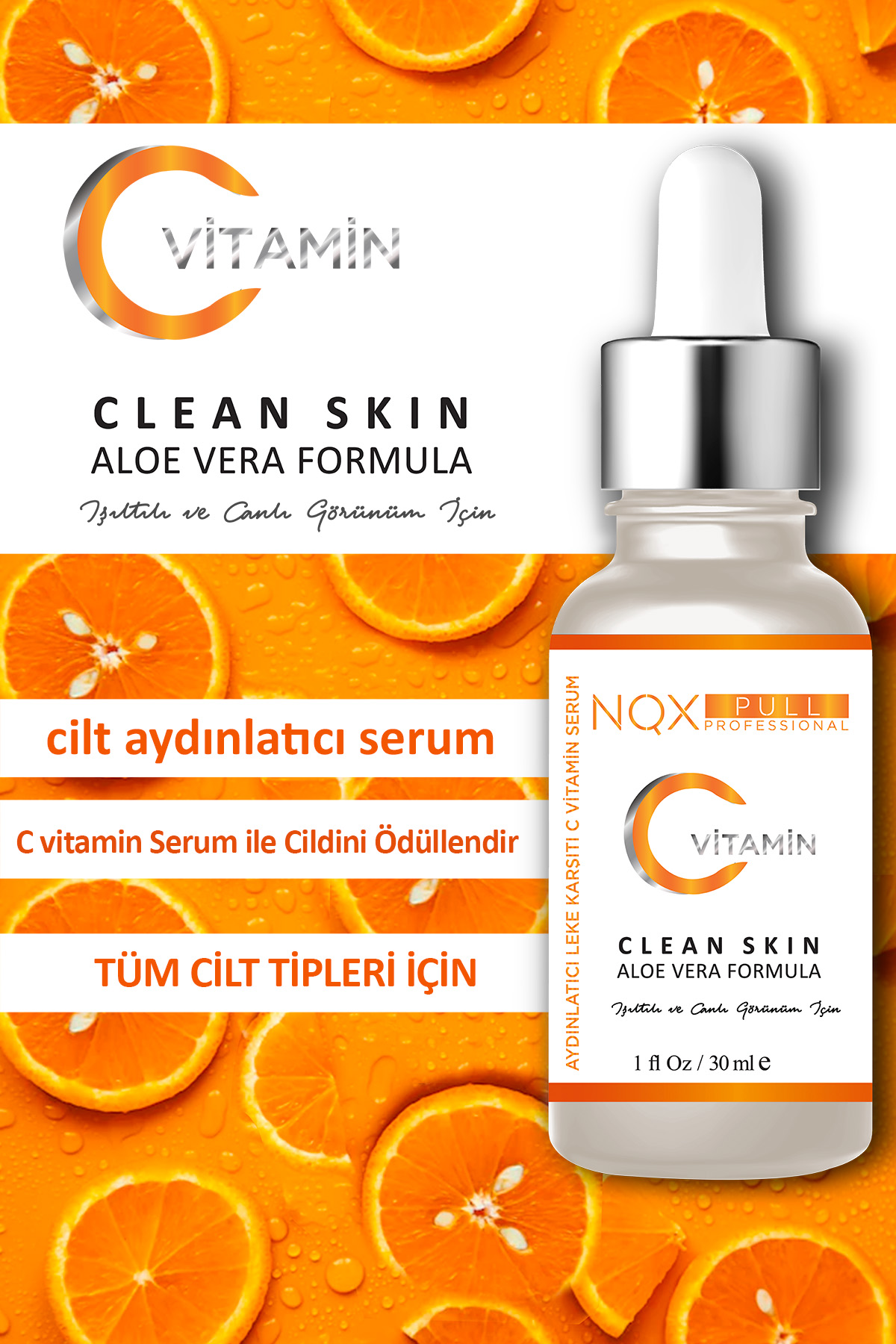 C Vitamini  Parlak Süper Leke & Aydınlatıcı Serum 30ml